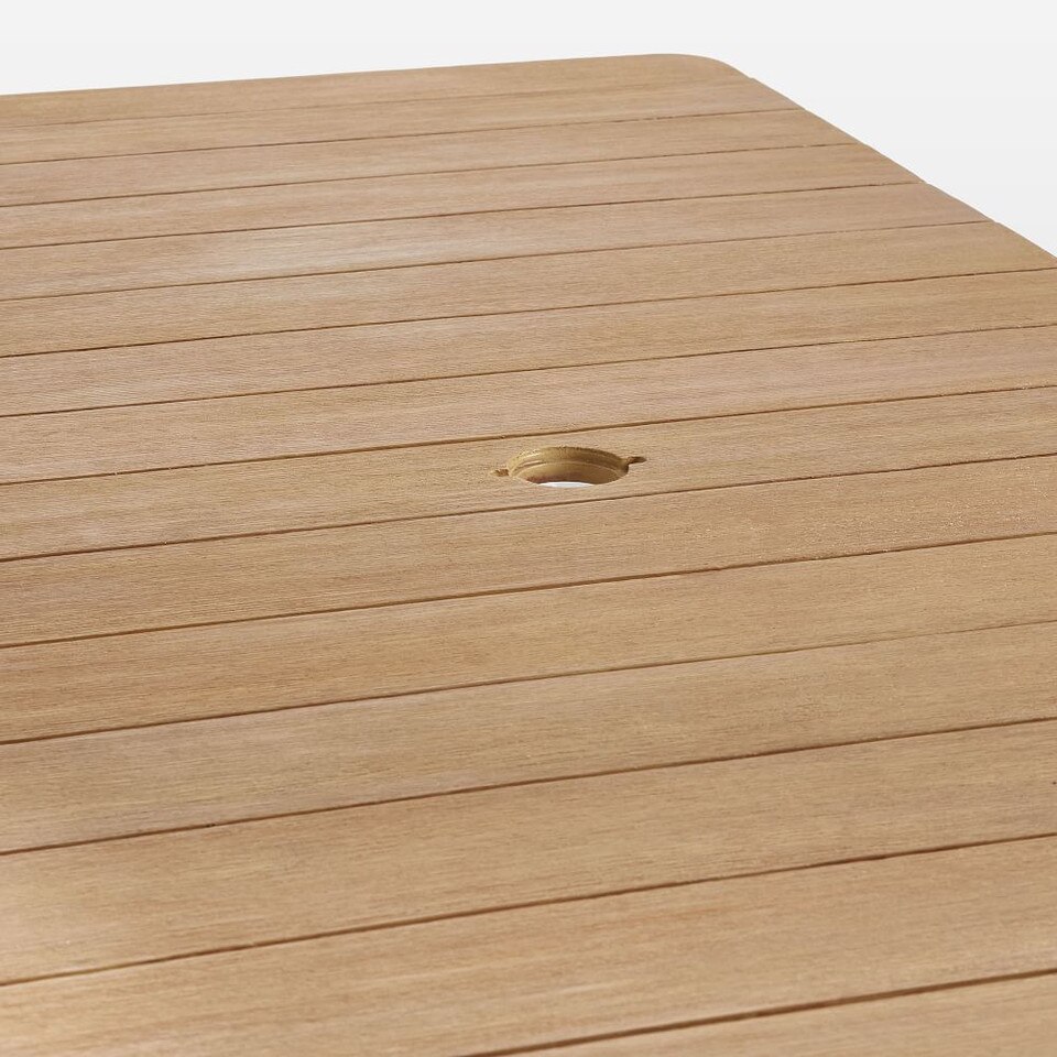 Halden Outdoor Dining Table Haze West Elm Australia